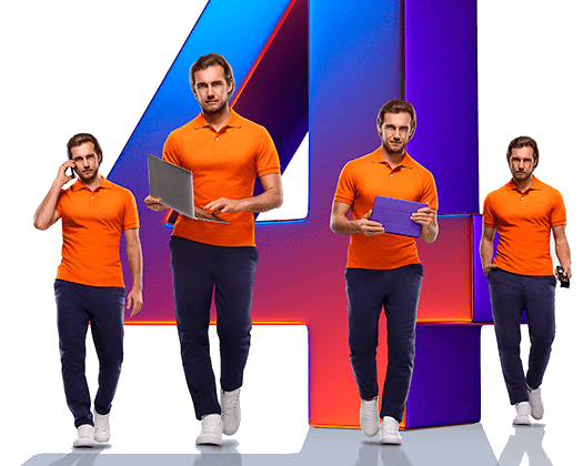 Великолепная четверка Ростелеком в деревня Дьячье (Орловская область)